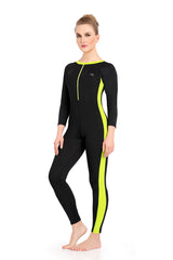 WOMENS FULL BODY SUIT TWO-TONE