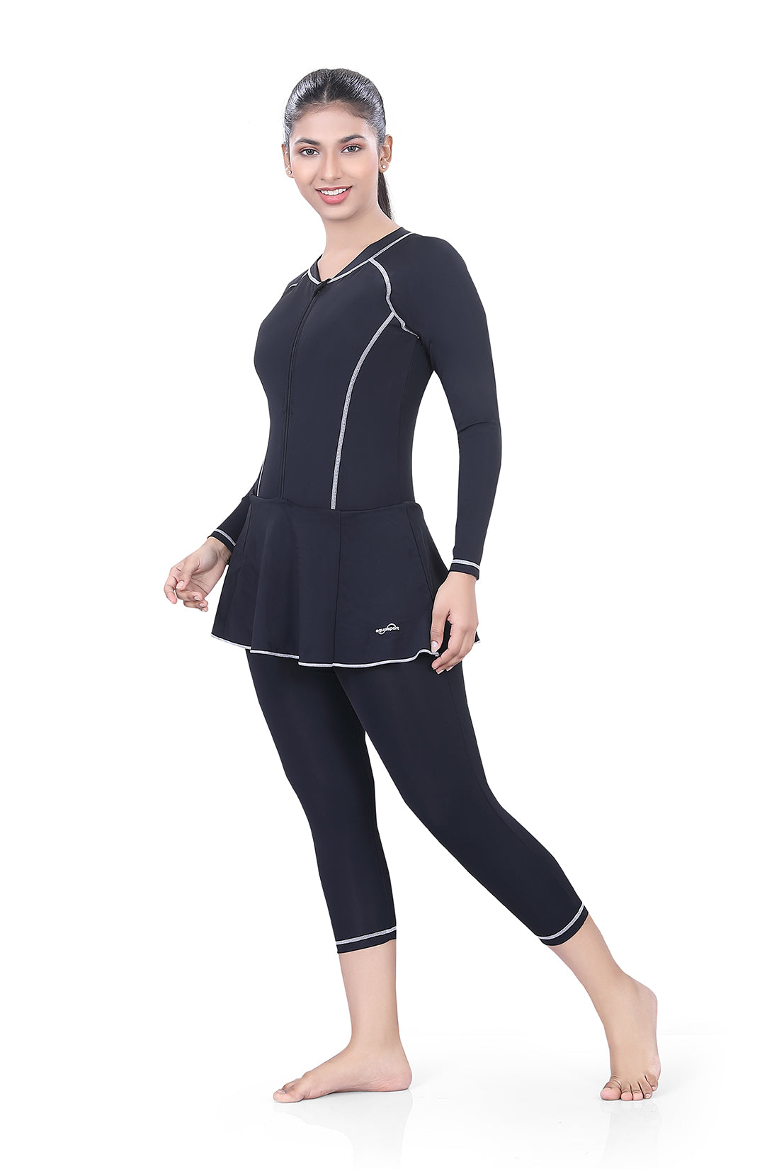 WOMENS CHAIN STITCH SWIMDRESS