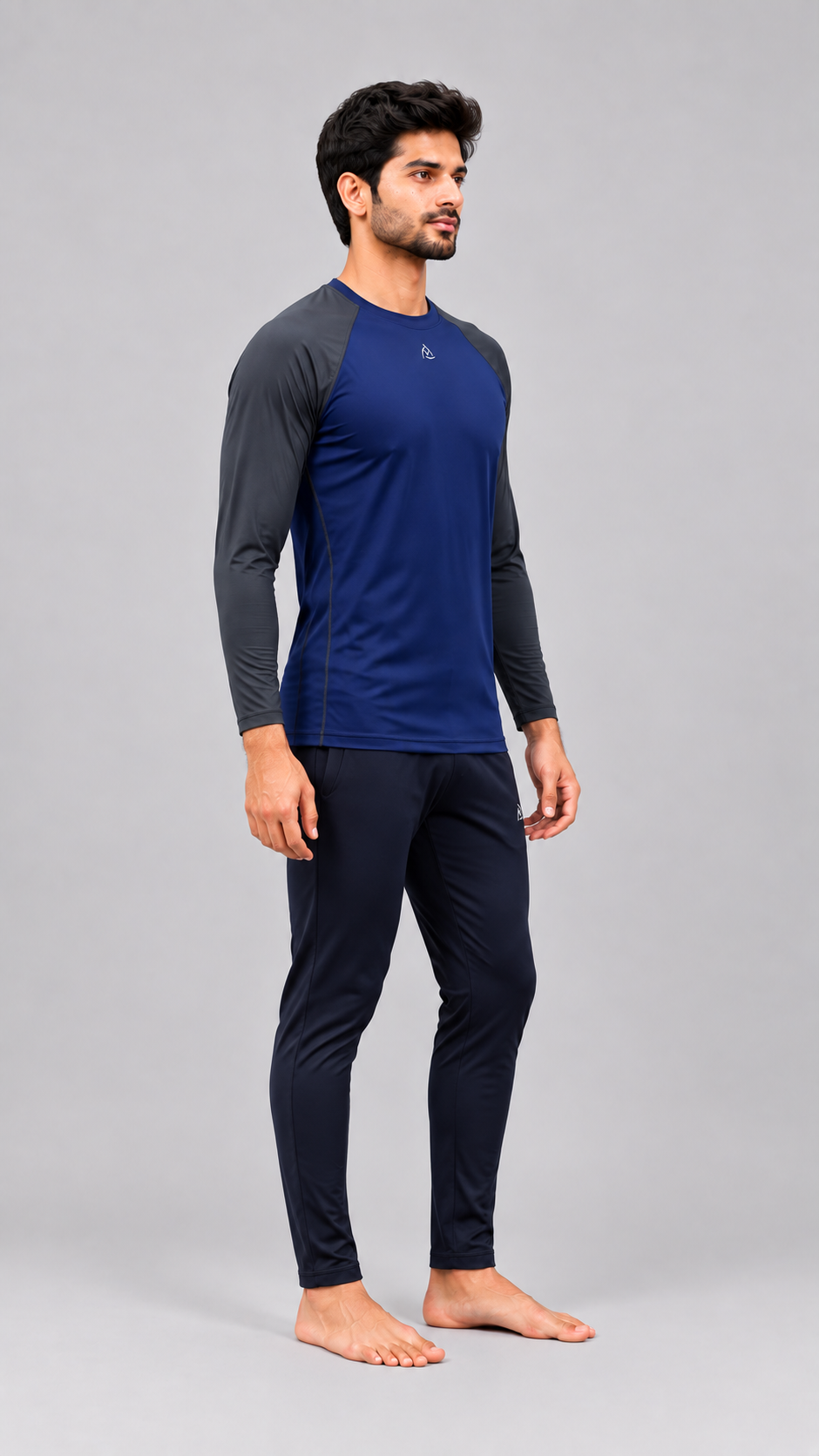MENS LONG SLEEVE TWO-TONE SUN TOP