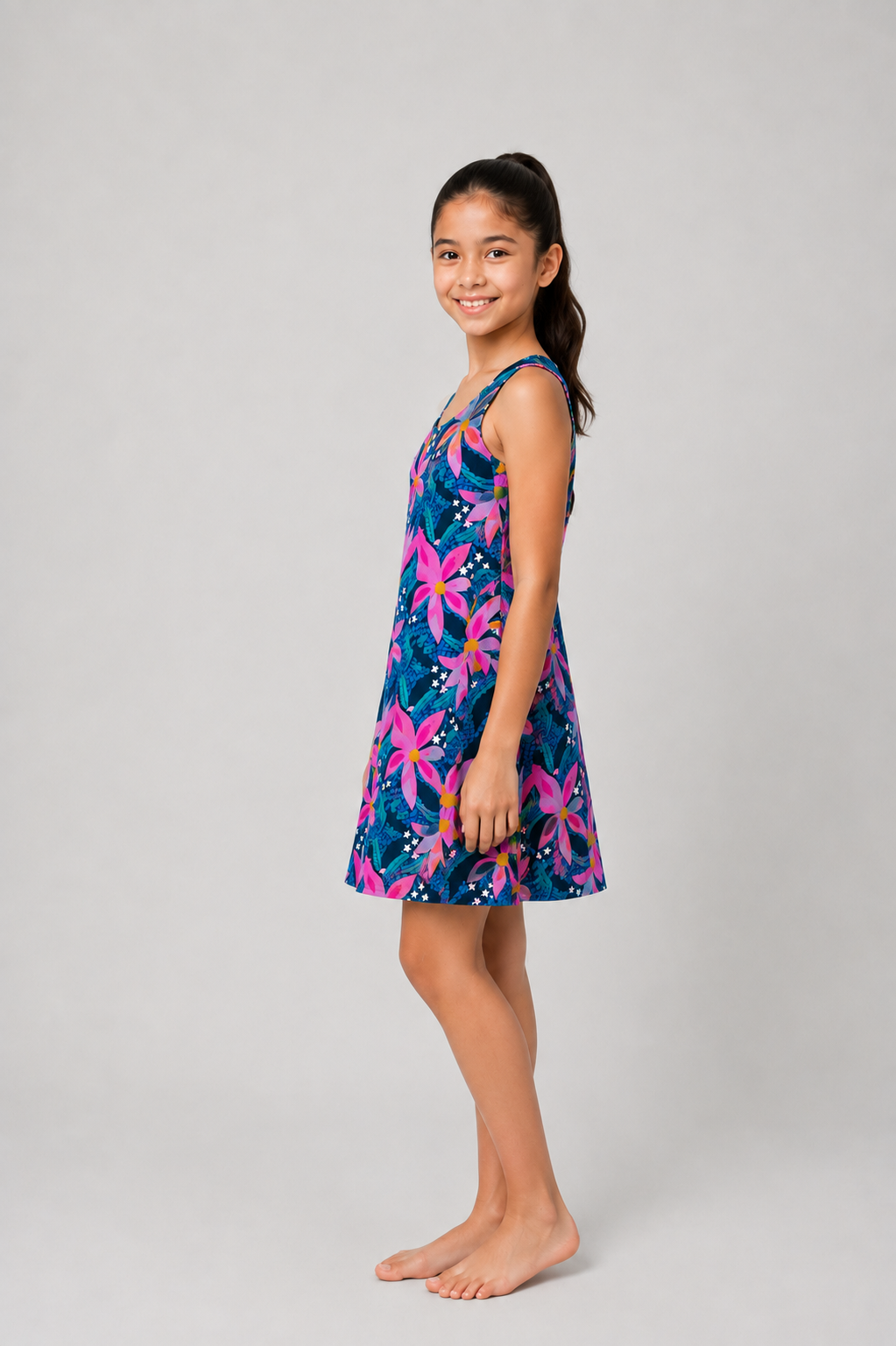 GIRLS A-LINE FROCK WITH SHORTS