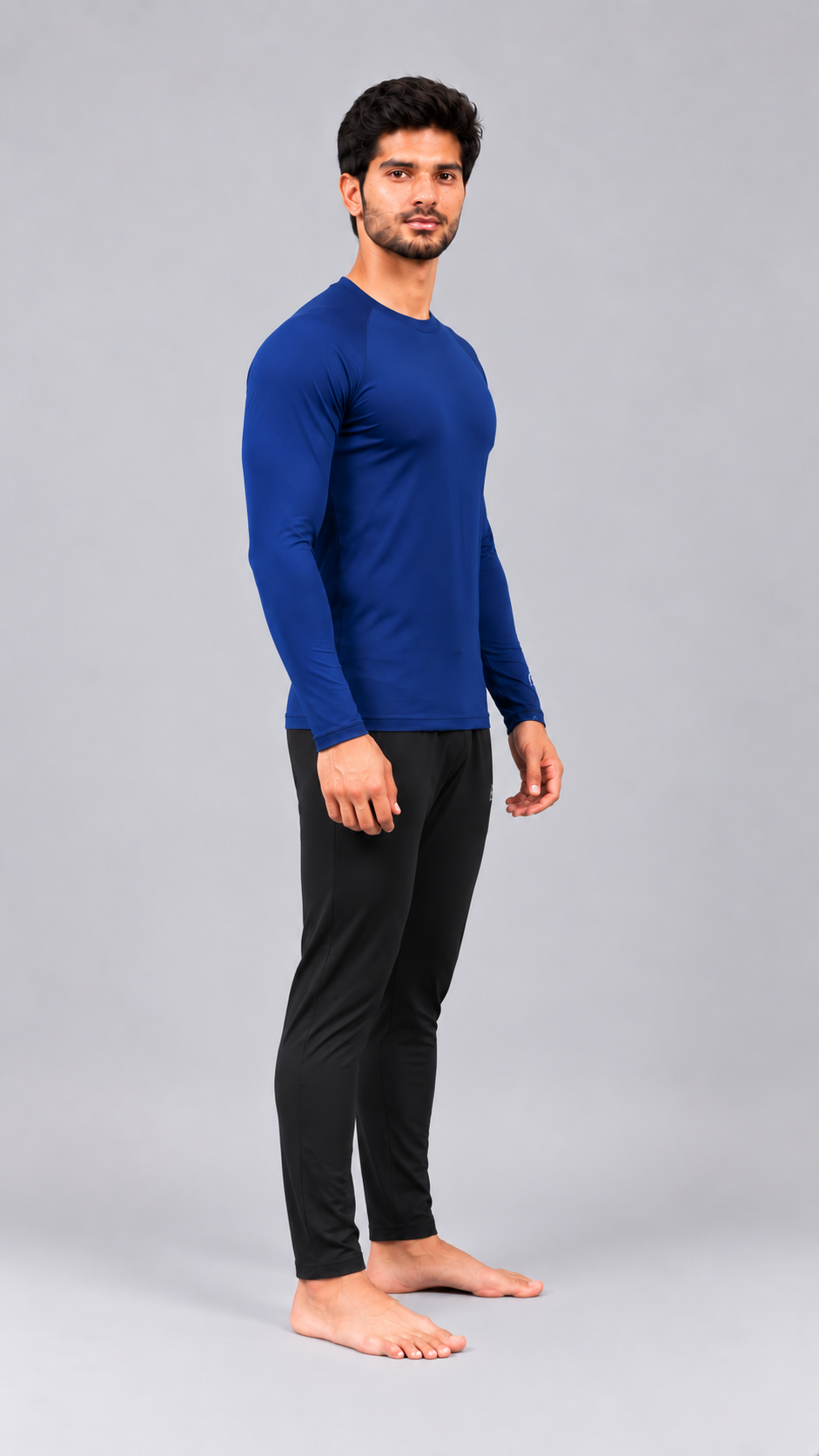 MENS LONG SLEEVE PLAIN SUN TOP