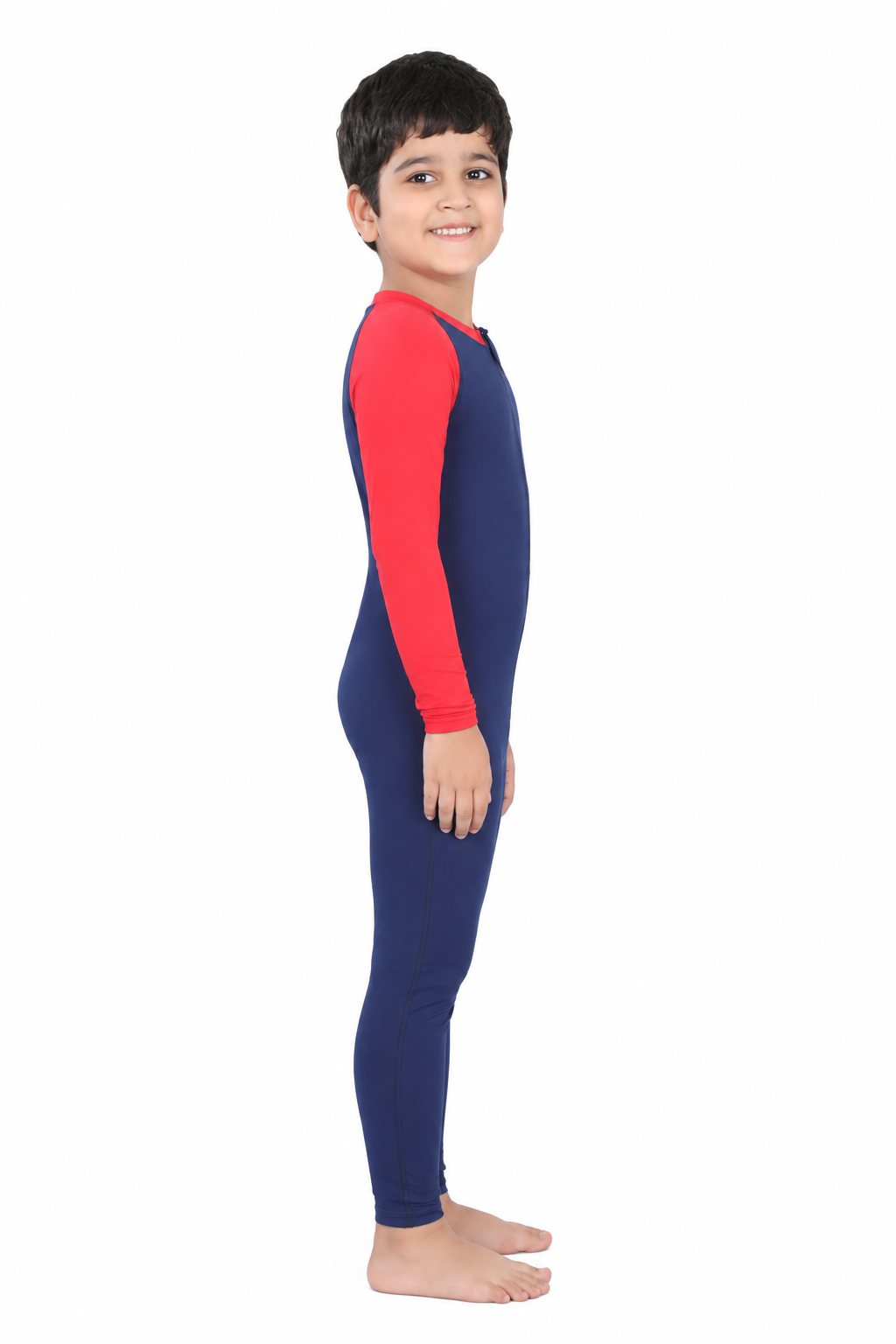 BOYS BODY SUIT WITH PLAIN SLEEVES