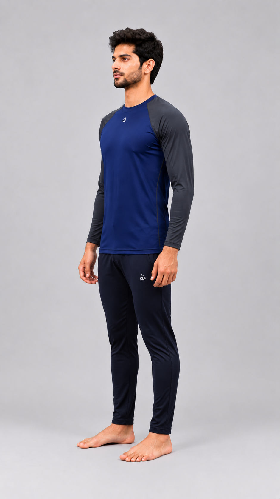 MENS LONG SLEEVE TWO-TONE SUN TOP
