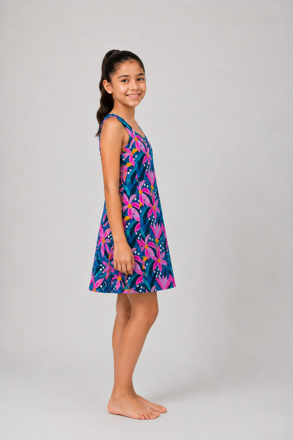 GIRLS A-LINE FROCK WITH SHORTS