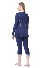 WOMENS CHAIN STITCH SWIMDRESS