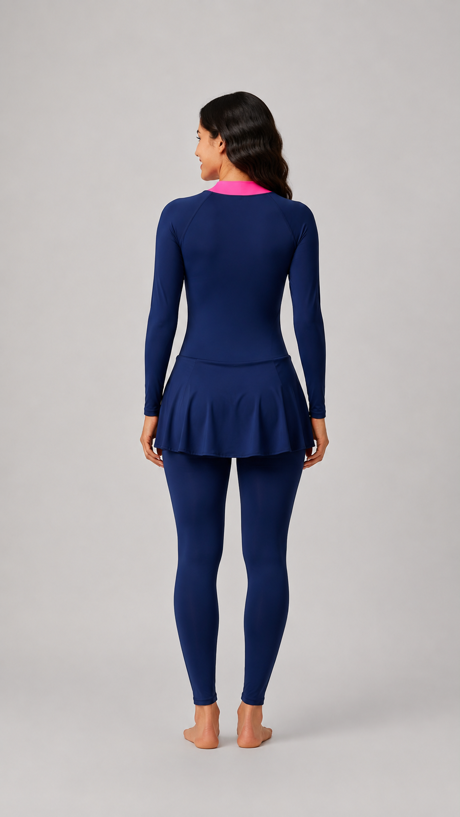 WOMENS FULL BODY ZIPPER SWIMWEAR