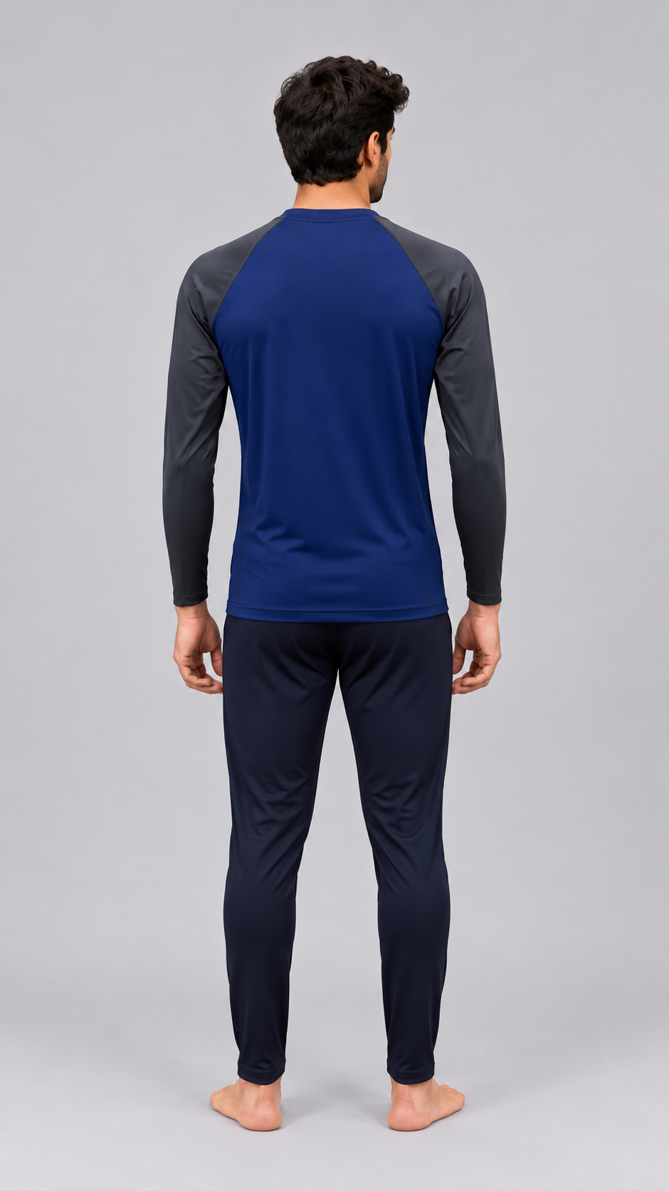 MENS LONG SLEEVE TWO-TONE SUN TOP