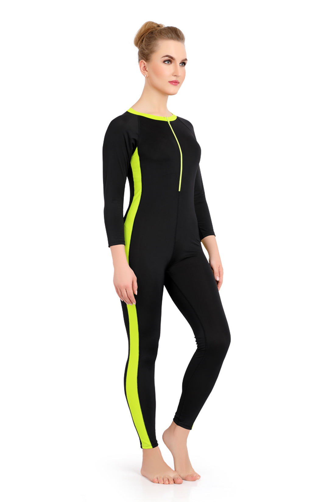 WOMENS FULL BODY SUIT TWO-TONE