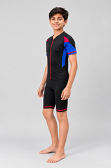 BOYS TWO-TONE BODY SWIM SUIT