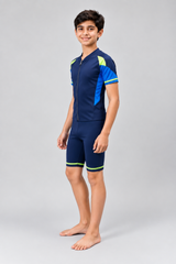BOYS TWO-TONE BODY SWIM SUIT