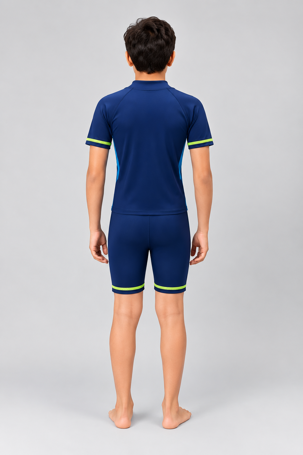 BOYS TWO-TONE BODY SWIM SUIT