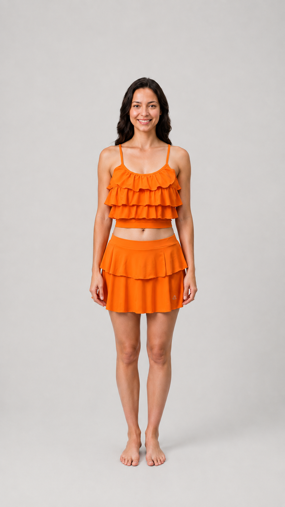 WOMENS TWO PIECE SKIRTINI SWIMWEAR