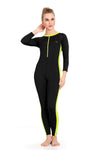 WOMENS FULL BODY SUIT TWO-TONE