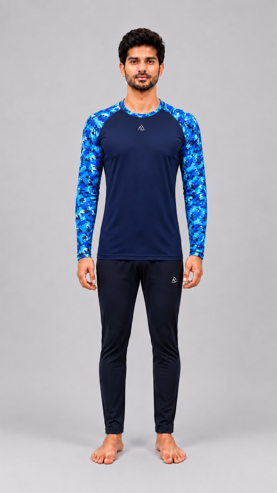 MENS LONG SLEEVE PRINTED SUN TOP