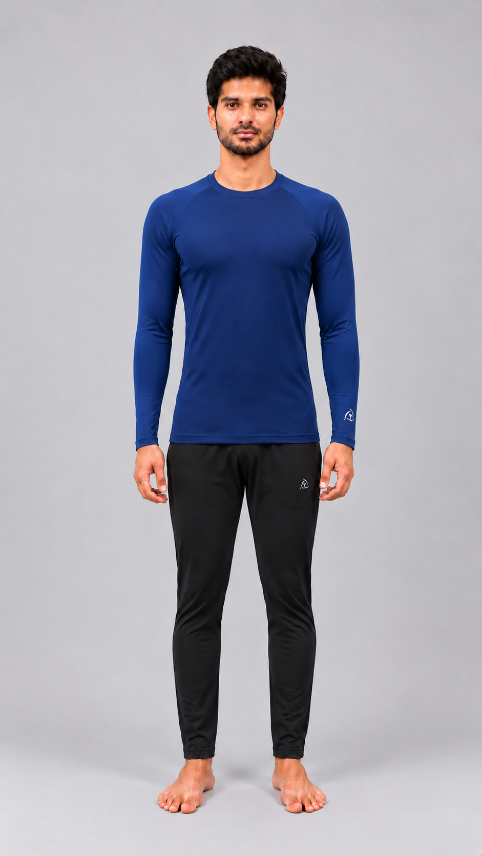 MENS LONG SLEEVE PLAIN SUN TOP