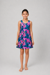 GIRLS A-LINE FROCK WITH SHORTS