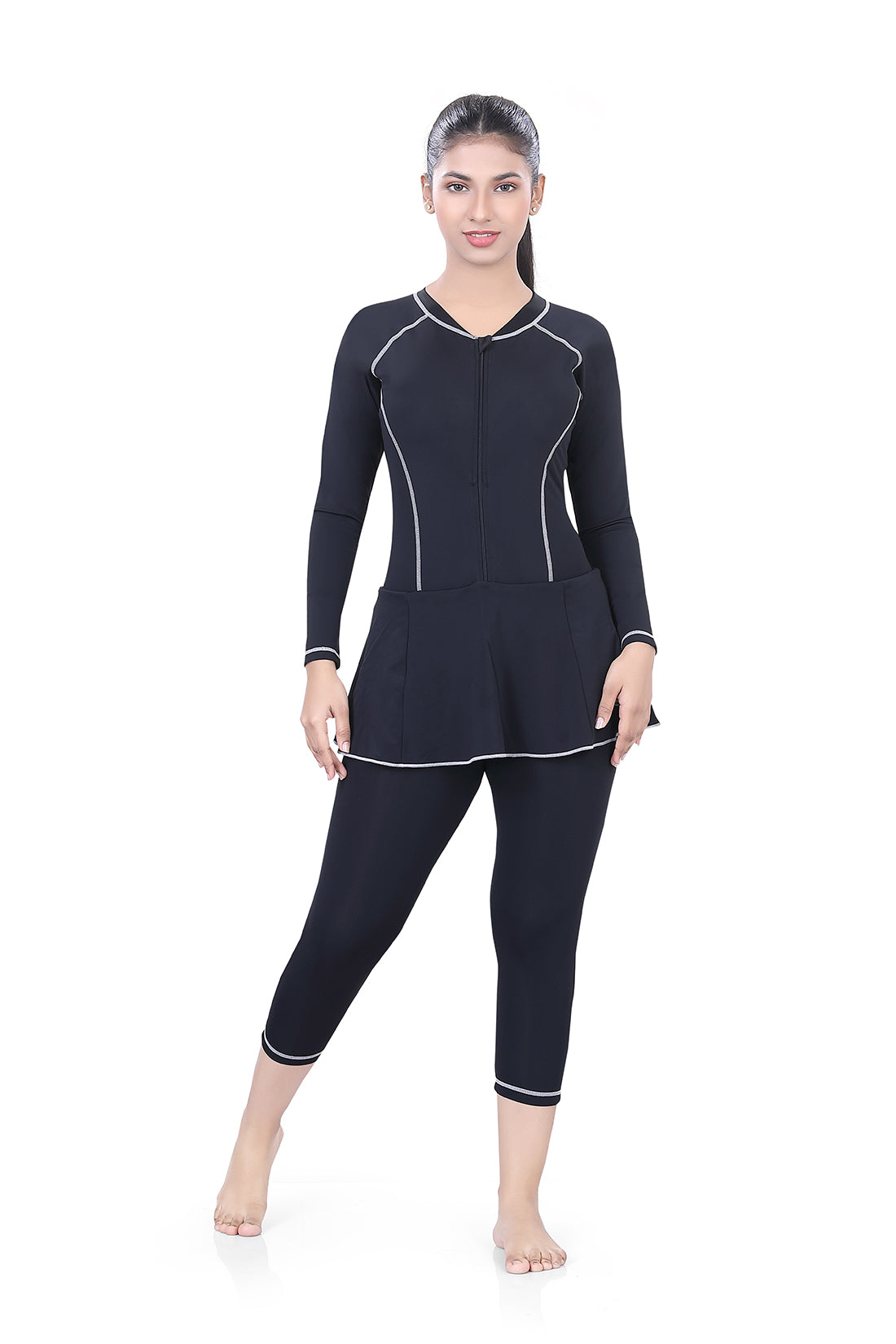 WOMENS CHAIN STITCH SWIMDRESS