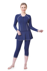 WOMENS CHAIN STITCH SWIMDRESS