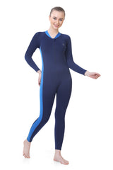 WOMENS FULL BODY SUIT TWO-TONE