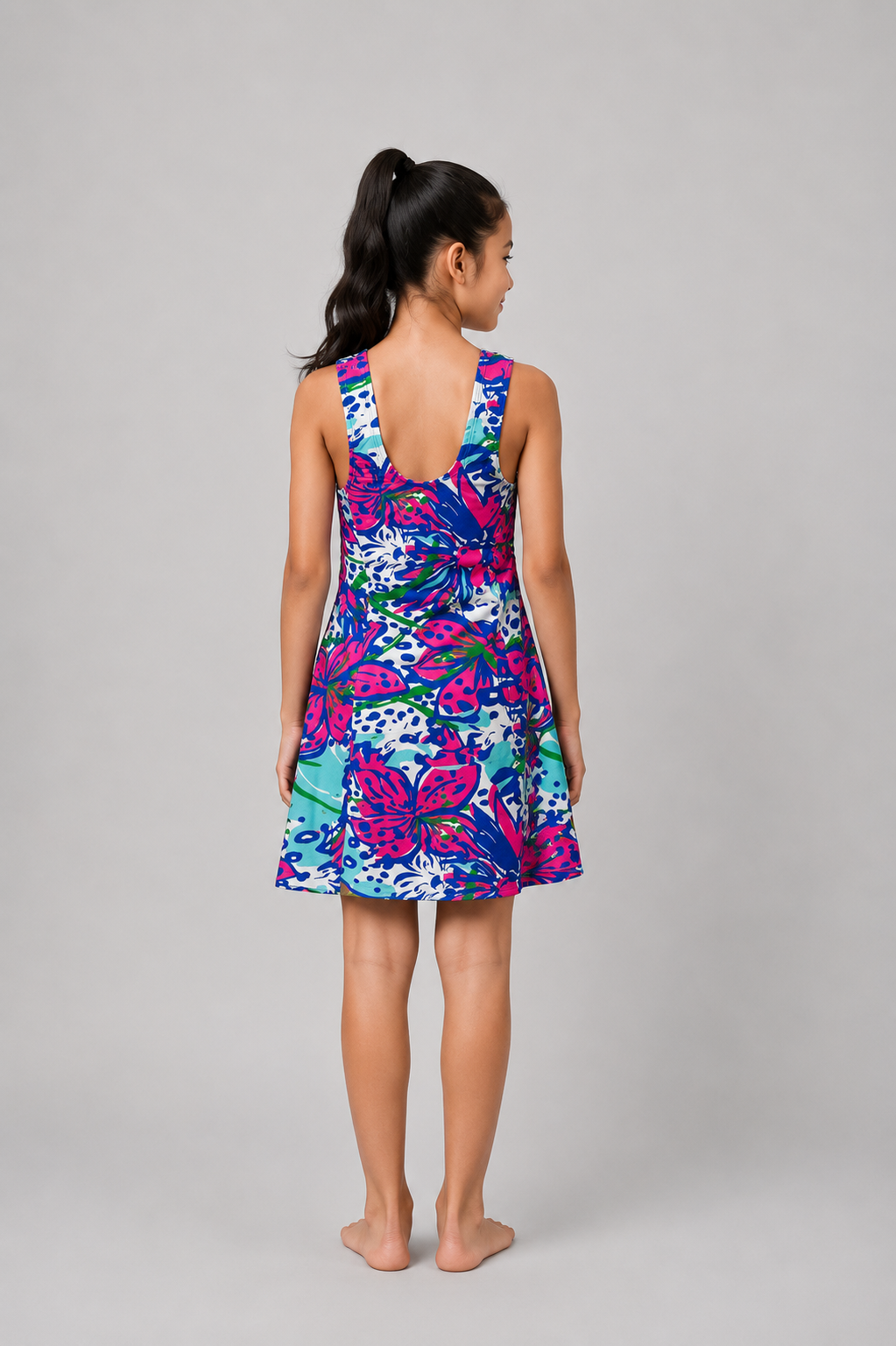 GIRLS A-LINE FROCK WITH SHORTS