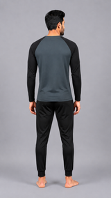 MENS LONG SLEEVE TWO-TONE SUN TOP
