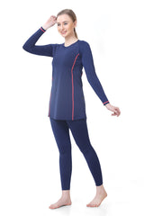 WOMENS TWO PIECE TSHIRT & FULL TIGHTS