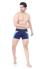 MENS TWO-TONE PATCH SWIM TRUNK