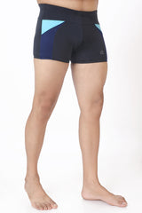 MENS TWO-TONE PATCH SWIM TRUNK