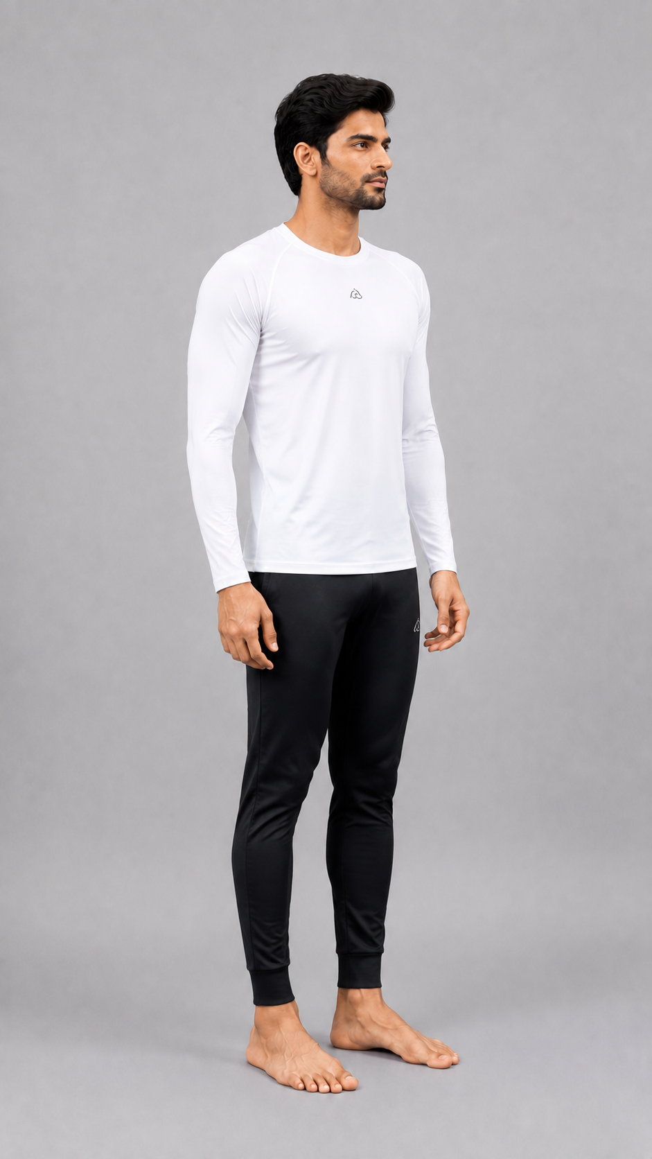 MENS LONG SLEEVE PLAIN SUN TOP