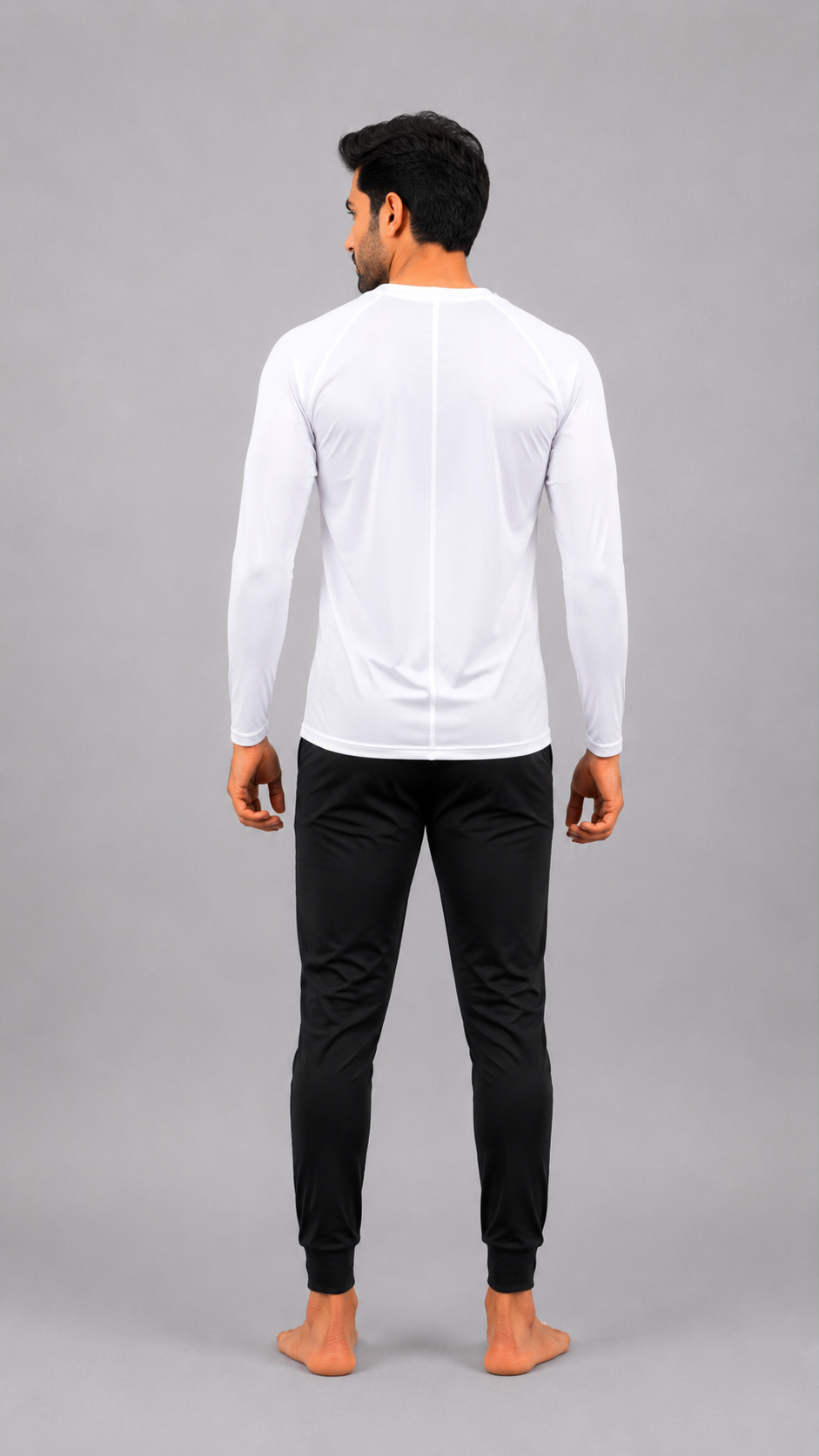 MENS LONG SLEEVE PLAIN SUN TOP