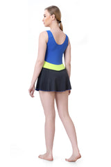 WOMENS ROUND NECK BOYLEG SWIMWEAR