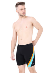 MENS TWO-TONE DOUBLE STRIP SWIM JAMMER