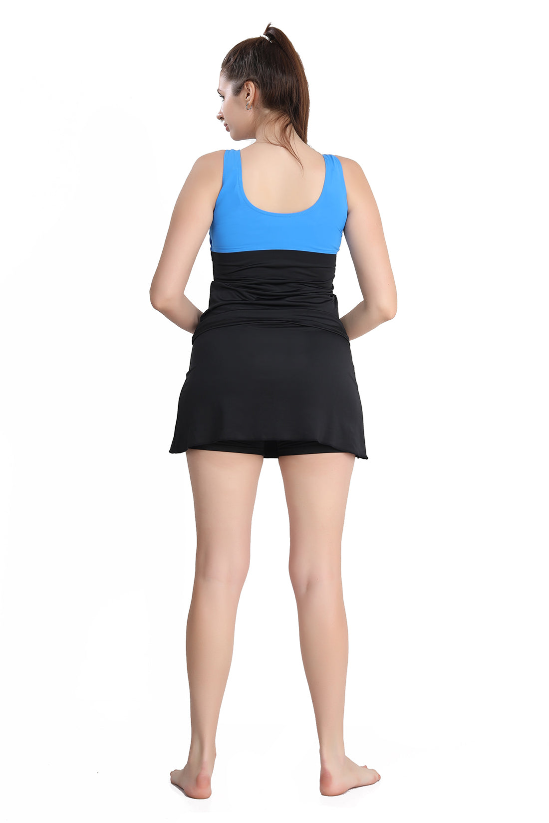 WOMENS TWO PIECE FROCK SWIMWEAR