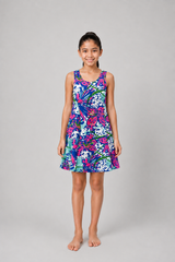 GIRLS A-LINE FROCK WITH SHORTS