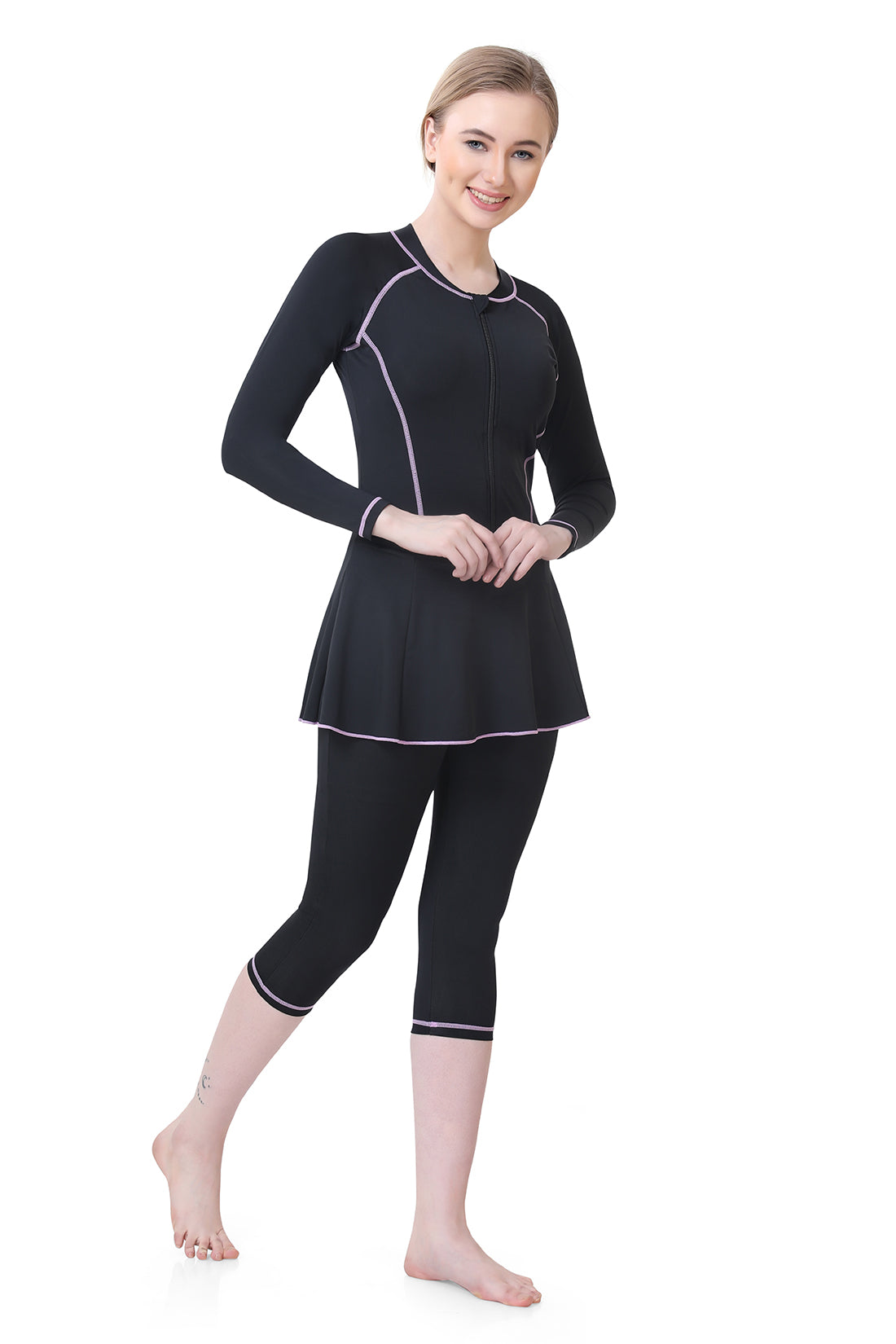 WOMENS CHAIN STITCH SWIMDRESS