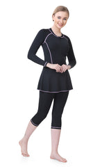 WOMENS CHAIN STITCH SWIMDRESS