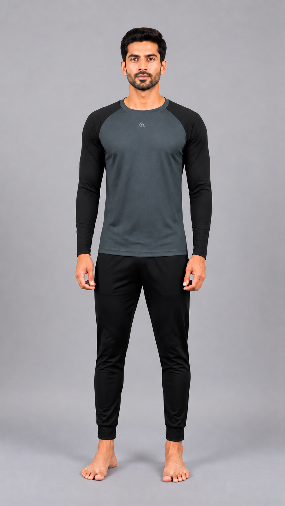 MENS LONG SLEEVE TWO-TONE SUN TOP