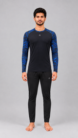 MENS LONG SLEEVE PRINTED SUN TOP