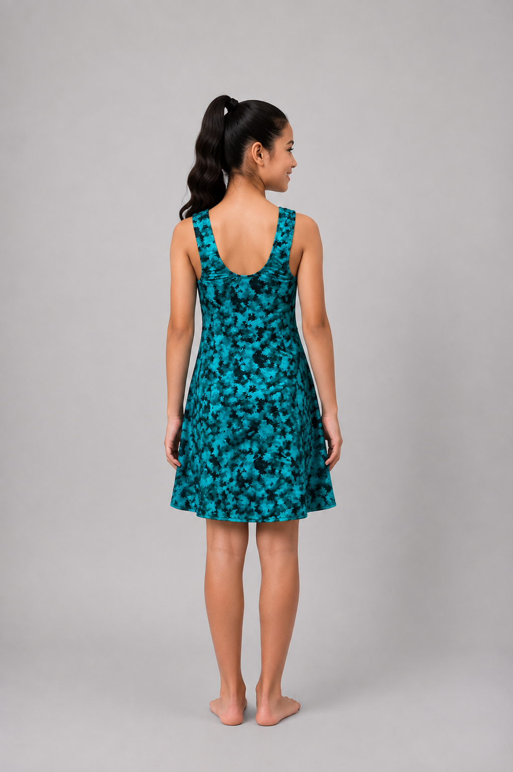 GIRLS A-LINE FROCK WITH SHORTS