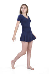 WOMENS PLAIN FROCK SWIMWEAR