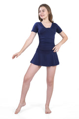 WOMENS PLAIN FROCK SWIMWEAR