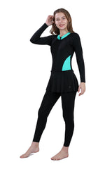 WOMENS FULL BODY ZIPPER SWIMWEAR