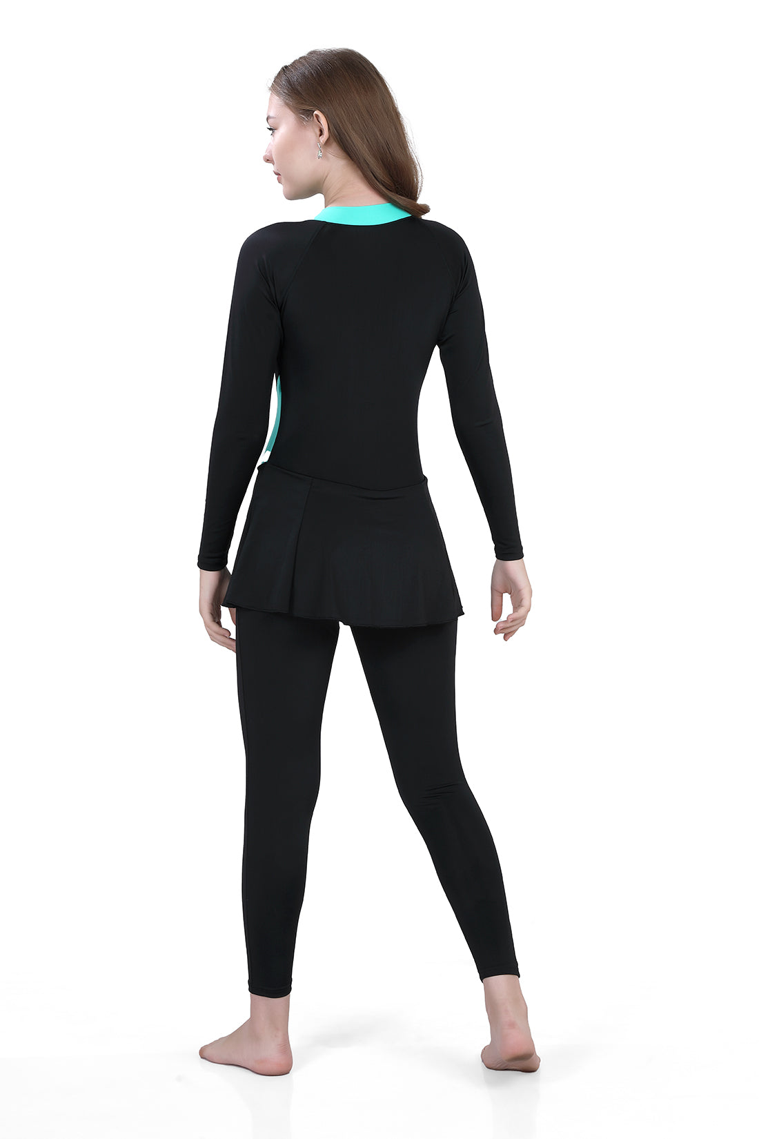 WOMENS FULL BODY ZIPPER SWIMWEAR