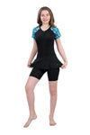 WOMENS CYCLING PRINT SWIMDRESS