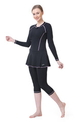 WOMENS CHAIN STITCH SWIMDRESS