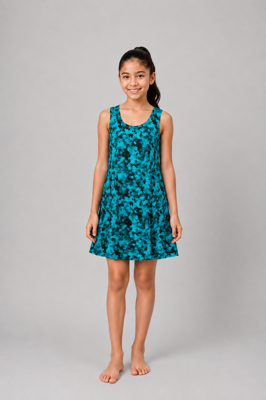 GIRLS A-LINE FROCK WITH SHORTS
