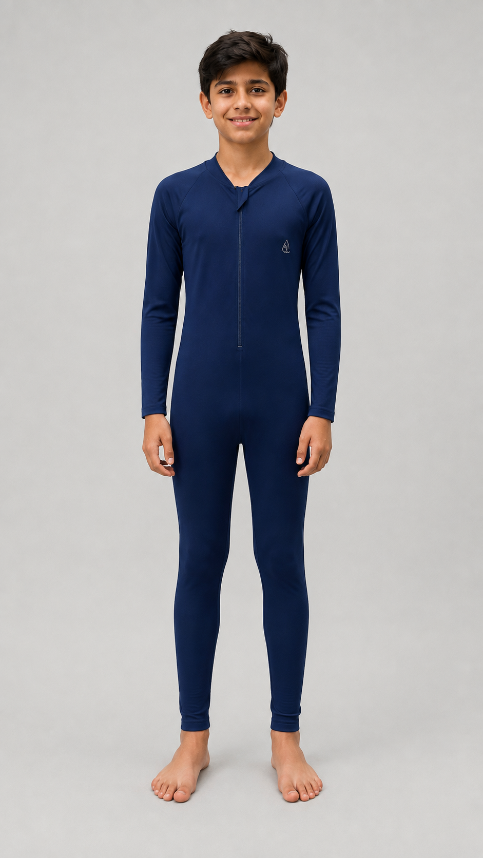 BOYS FULL BODY PLAIN SWIM SUIT