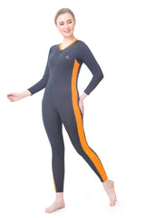WOMENS FULL BODY SUIT TWO-TONE