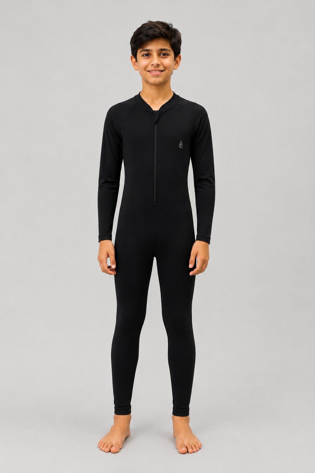 BOYS FULL BODY PLAIN SWIM SUIT