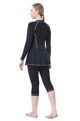 WOMENS CHAIN STITCH SWIMDRESS